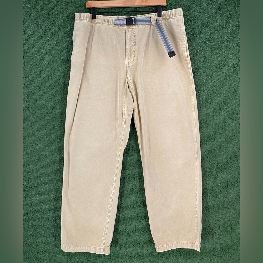 Gramicci Vintage G1 Series Belted Heavyweight Khaki Pants Men’s Size XL